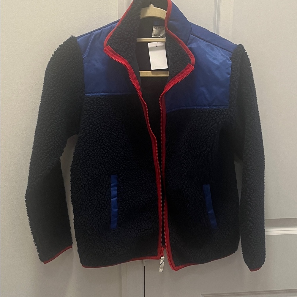 Crewcuts Navy and Royal Blue Puffer Jacket